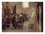 The Eve of the First Communion, Before 1890 Giclee Print by Henri Alphonse Louis Laurent-desrousseaux