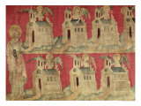 St. John and the Seven Churches of Asia, No.2 from "The Apocalypse of Angers", 1373-87 reproduction procédé giclée par Nicolas Bataille