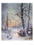 Winter Breakfast Giclée-Druck von Joseph Farquharson
