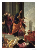 The Death of Sapphira and Ananias, circa 1632 Reproduction procédé giclée par Aubin Vouet