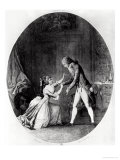 Valmont Seducing Madame de Tourvel Giclee Print by Niclas II Lafrensen