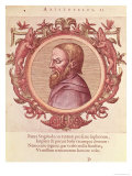 The Philosopher Aristotle, from "Veterum et Recentium Medicorum Philosophorumque Icones" 1574 Reproduction procédé giclée