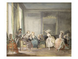 The Dance Lesson Giclee Print by Niclas II Lafrensen