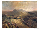 The Crusaders Before Jerusalem Impressão giclée por Eugenio Lucas Velazquez