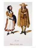 Habits of Quakers, 1675 Giclee Print