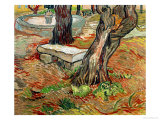 The Bench at Saint-Remy, c.1889 reproduction procédé giclée par Vincent van Gogh