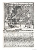 Artist Using Durer's Drawing Machine to Paint a Figure Lámina giclée por Albrecht Dürer Artist Using Durer's Drawing Machine to Paint a Figure Lámina giclée por Albrecht Dürer