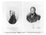 Wolfgang Amedeus Mozart and Ferdinando Paer Giclee Print by Francois Seraphin Delpech