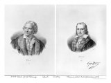 Christoph Willibald Von Gluck and Andre Ernest Modeste Gretry Giclee Print by Francois Seraphin Delpech