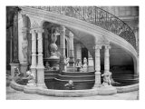 Fountain Under the Stairs of the Hotel de Ville Before the Fire of 1871 Giclee Print by Charles Marville