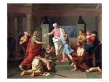 Joseph Recognised by His Brothers, 1789 Giclee Print by Charles Thevenin