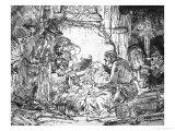 Nativity, 1654 Giclee Print by Rembrandt van Rijn