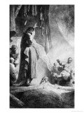 The Great Raising of Lazarus Giclée-Druck von Rembrandt van Rijn 