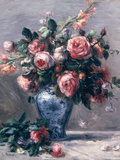 Vase of Roses Giclee Print by Pierre-Auguste Renoir