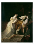 Joanna the Mad with Philip I the Handsome Reproduction procédé giclée par Louis Gallait