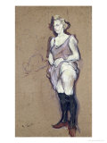 The Medical Inspection: Blonde Prostitute, 1894 Lámina giclée por Henri de Toulouse-Lautrec