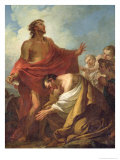 St. John the Baptist Baptising the Jews in the Desert, 1743 Giclee Print by Jean Baptiste Marie Pierre
