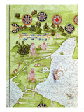 Map of the Magellan Straits, from "Cosmographie Universelle", 1555 Giclee Print by Guillaume Le Testu
