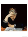 At a Book Giclee-trykk av Maria Konstantinova Bashkirtseva