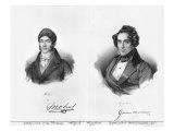 Etienne Mehul and Giacomo Meyerbeer Giclee Print by Francois Seraphin Delpech