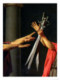 The Oath of Horatii, 1784 Giclee Print by Jacques-Louis David