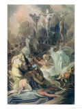 The Crucifixion Giclee-trykk av William I Bromley