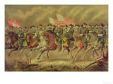 Grant and His Officers Giclee-trykk av E. Boell