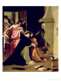 Temptation of St.Thomas Aquinas Reproduction procédé giclée par Diego Velázquez