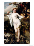 Bacchante Giclee Print by Gyula Benczur