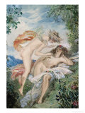 Flora and Zephyr Giclee Print by Alfred-edward Chalon