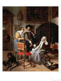 Physician's Visit, circa 1663-65 Giclee Print by Jan Havicksz. Steen