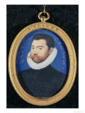 Portrait of an Unknown Man, Aged 28, 1582 Giclee Print by Isaac Oliver