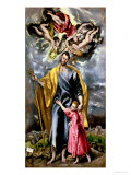 St. Joseph and the Christ Child, 1597-99 Giclee Print by El Greco 