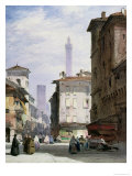 Leaning Tower, Bologna Giclee Print by William Callow