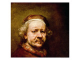 Self Portrait in at the Age of 63, 1669 Giclee Print by Rembrandt van Rijn 