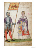 Robert the Bruce and His Second Wife Giclee Print