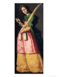 St. Apollonia, circa 1636 Giclee Print by Francisco de Zurbarán