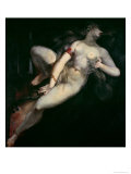 Sin Pursued by Death reproduction procédé giclée par Henry Fuseli