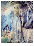 Moses and the Burning Bush Giclee Print by William Blake