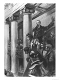 Dynamite Explodes in the Chamber of Deputies in Paris, December 1893 Giclee Print by Jose Belon