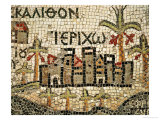 Detail of a Map of Jericho Giclee Print