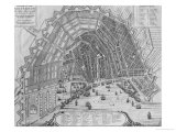 Map of Amsterdam, 1662 Reproduction procédé giclée par Cornelis I Danckerts