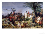 The Battle of Fontenoy, 11th May 1745, 1828 Impressão giclée por Horace Vernet