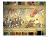 The Battle of the Milvian Bridge, 312 AD, from the Legend of the True Cross, Completed 1464 reproduction procédé giclée par Piero della Francesca 