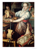Martha Preparing Dinner for Jesus Giclee Print by Pieter Aertsen
