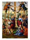 Descent from the Cross, circa 1505-10 Impressão giclée por Giovanni Antonio Bazzi Sodoma