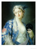 Portrait of a Woman Giclée-tryk af Rosalba Giovanna Carriera Portrait of a Woman Giclée-tryk af Rosalba Giovanna Carriera