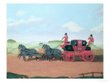 The Liverpool and London Royal Mail Coach, 1812 Giclee Print by Thomas Sidney Cooper