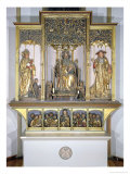 Group of Wooden Sculptures, from the Isenheim Altarpiece, circa 1490 Reproduction procédé giclée par Nikolaus Hagenauer