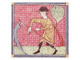 June: Haymaking Giclee Print by Master Ermengaut 